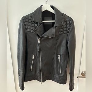 Men’s Alls Saints leather jacket - XS